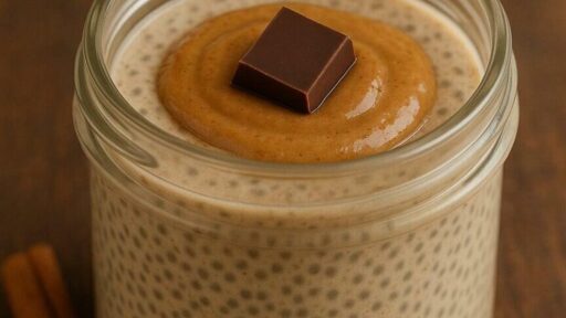 Pudding au graines de Chia à la cannelle et au pollen – Rapide – Préparation en 5 minutes